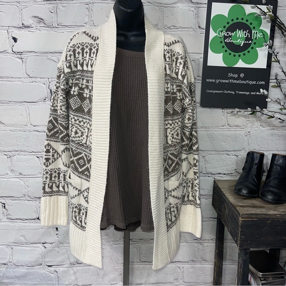 Mossimo cardigan open front sweater large